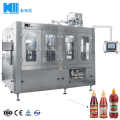 Bottled Tomato Sauce Jam Cooking Oil Washing Filling Capping Labeling Packing Machine